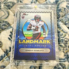 2025 Finest Landmark Metal Series Emeka Egbuka #LMS-6 card
