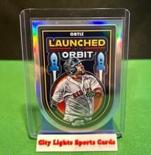 2025 Topps Cosmic Chrome Launched into Orbit David Ortiz #LIO-12 card