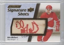 2024-25 Upper Deck Engrained Icons Signature Shots Manufactured Stick Relics Dale McCourt #SS-DM card