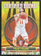 2024-25 Panini Totally Certified Certified Bucket Trae Young #9 card