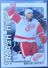 2025-26 Upper Deck Detroit Red Wings Centennial Smash Hits Martin Lapointe #SH-9 card