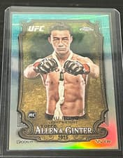 Zhu Rong 2026 Topps Chrome UFC Allen And Ginter card