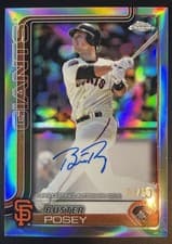 2025 Topps Chrome Update Legends Autographs Buster Posey #CLA-BP card