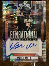 2025 Panini Prizm Sensational Signatures Walker Martin #SS-WM card