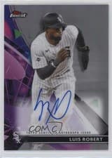 Luis Robert 2021 Topps Finest Autographs card
