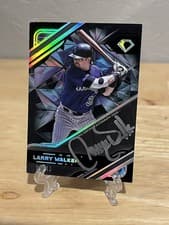 2025 Topps Diamond Icons Black PolychromatINK Autographs Larry Walker #BPA-LW card