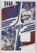 2025 Panini Absolute Team Tandem Materials Dexter Lawrence / Brian Burns #TTM-NYG card
