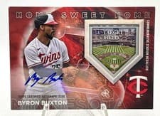2024 Topps Home Sweet Home Stadium Medallions Autograph Byron Buxton #HSHA-BBX card