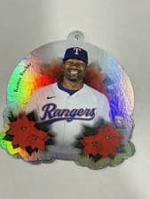 Kumar Rocker 2025 Topps Holiday Oversized Die-Cut MLB Ornaments card