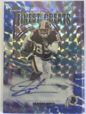 2025 Finest Finest Greats Autographs Santana Moss #FGA-SM card