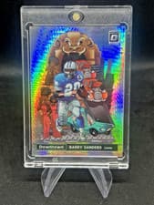 Barry Sanders 2019 Donruss Optic Downtown card