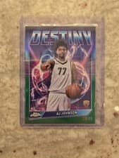 2024-25 Topps Chrome Destiny AJ Johnson #D-16 card