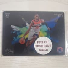2024-25 Panini One and One Black Color Blast Set Alexandre Sarr #2 card