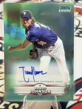2025 Stadium Club Chrome Autographs Randy Johnson #SCCA-RJ card