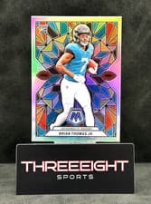 Brian Thomas Jr. 2024 Panini Mosaic Stained Glass card