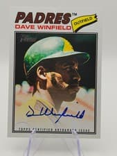 2026 Topps Heritage Real One Autographs Dave Winfield #ROA-DW card