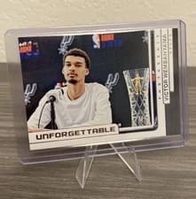 Victor Wembanyama 2024-25 Panini Photogenic Unforgettable Set card
