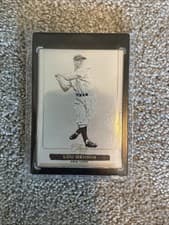 2025 Panini Three and Two Blank Slate Lou Gehrig #9 card