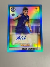 Billy Gilmour 2020 Topps Merlin Chrome UEFA Champions League Autographs card