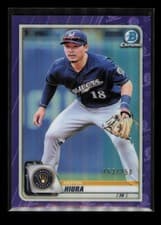 Keston Hiura 2020 Bowman Chrome card