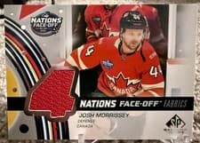 2025-26 SP Game Used 2025 4 Nations Face-Off Fabrics Josh Morrissey #4N-MO