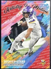 2025 Panini Rookies & Stars Artistry in Motion Justin Jefferson #13 card