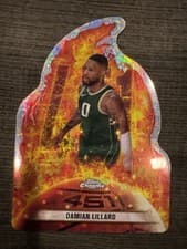 2024-25 Topps Chrome 451 Damian Lillard #451-12 card