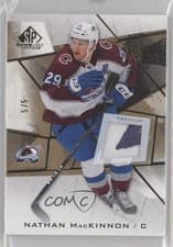 Nathan MacKinnon 2021 SP Game Used card