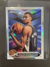 2024 2023 Topps Chrome Victor Wembanyama #1