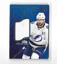 2024-25 Upper Deck Premier Grand Opus Jersey Nikita Kucherov #GO-NK card
