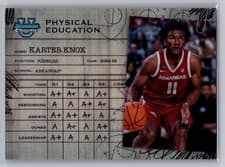 2024-25 Bowman University Chrome Physical Education Karter Knox #PE-7 card