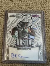 2025 Leaf Vivid Bursting With Talent Autographs Derrek Cooper #TA-DC1 card