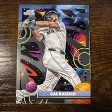 2025 Topps Cosmic Chrome Base Set Cal Raleigh #6 card
