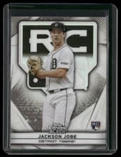 2025 Topps Chrome Black Rookie Design Variations Jackson Jobe #16 card
