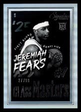 2025-26 Panini Signature Series Class Masters Jeremiah Fears #3 card