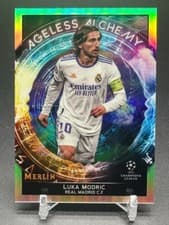 Luka Modric 2021 Topps Merlin Chrome UEFA Ageless Alchemy card