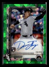 2025 Topps Chrome Sapphire Rookie Autographs Sapphire Drew Thorpe #RA-DT card
