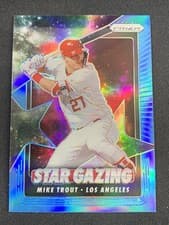 Mike Trout 2020 Panini Prizm Star Gazing card