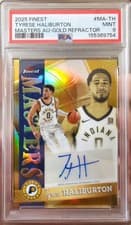 2025-26 Finest Masters Autographs Tyrese Haliburton #MA-TH card
