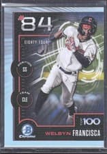 2025 Bowman Bowman Scouts Top 100 Welbyn Francisca #BTP-84 card