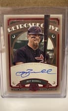 2025 Topps Museum Collection Retrospective Signatures Jeff Bagwell #RS-JB card