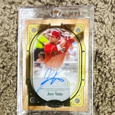 2026 Topps Tier One Clearly Perfect Autographs Joey Votto #CPA-JV card