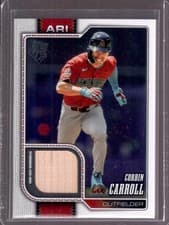 2026 Topps Real One Relics Corbin Carroll #314 card