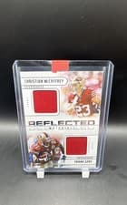 2025 Panini Luminance Reflected Materials Christian McCaffrey/Frank Gore #5 card