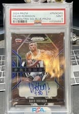 2024-25 Panini Prizm Prizmatrix Signatures David Robinson #PMX-DRS card