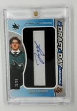 2025-26 SP Game Used Draft Day Marks Luca Cagnoni #DDM-LC card