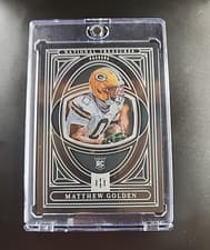 2025 Panini National Treasures Treasure Hunt Silver Matthew Golden #7 card