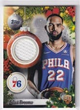 2025-26 Topps Holiday Player Relics Johni Broome #PR-JO card