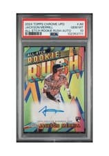 2024 Topps Chrome Update All-Etch Rookie Rush Autograph Jackson Merrill #CURR-JM card