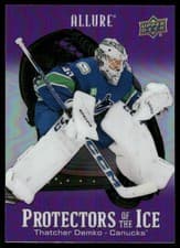 2024-25 Upper Deck Allure Protectors of the Ice Thatcher Demko #PI-8 card